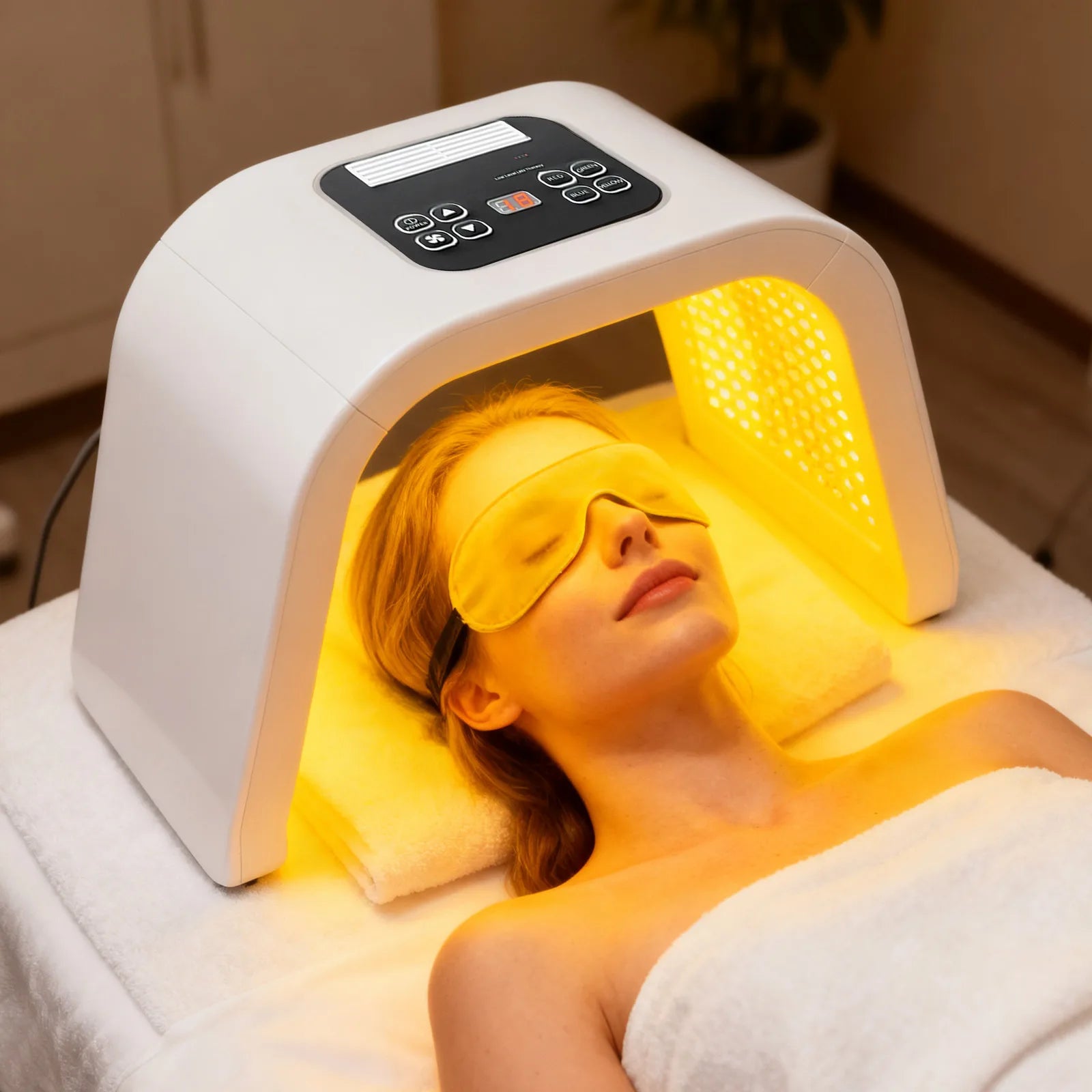 7 Colors PDT Photon Light Therapy LED Face Mask, 287 LEDs Skin Care Light Machine Facial Rejuvenation Salon Spa Beauty Equipment